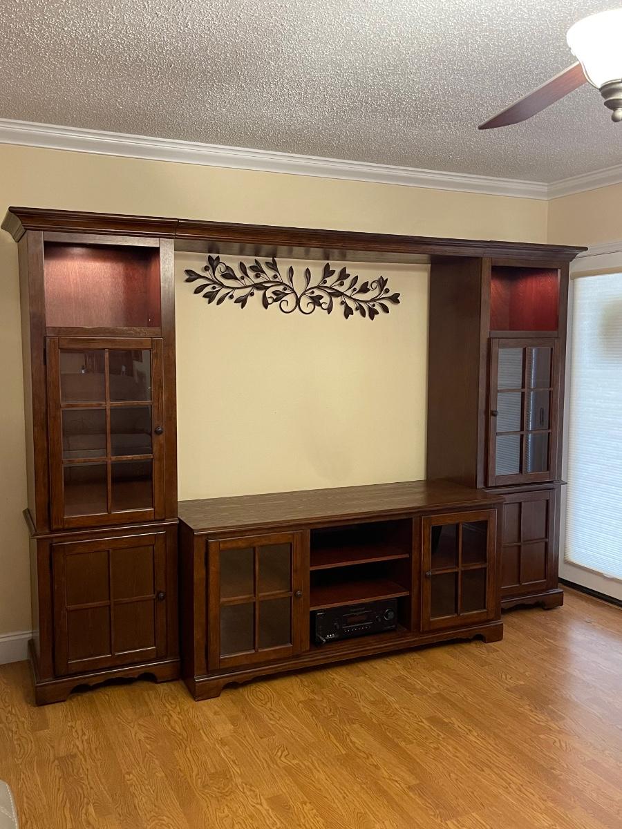 MultiFunctional Four (4) Piece Entertainment Center