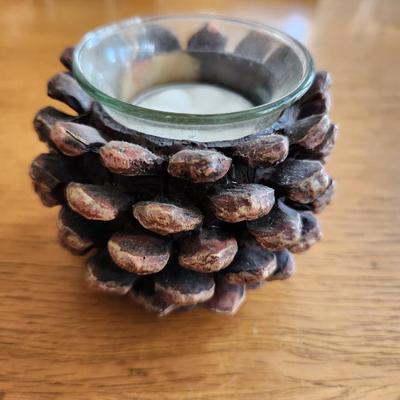 Pine Cone Table Candle