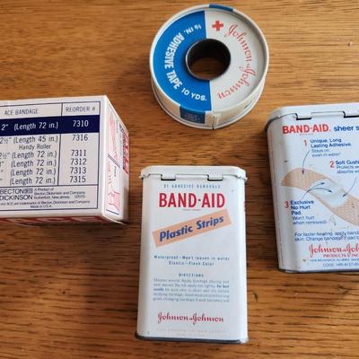 Vintage First Aid Supplies