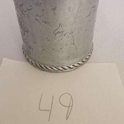 Pewter cup