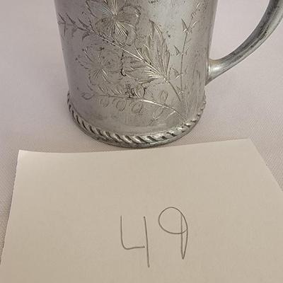 Pewter cup