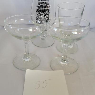 assorted glasses