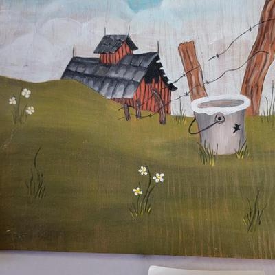 Farm painting