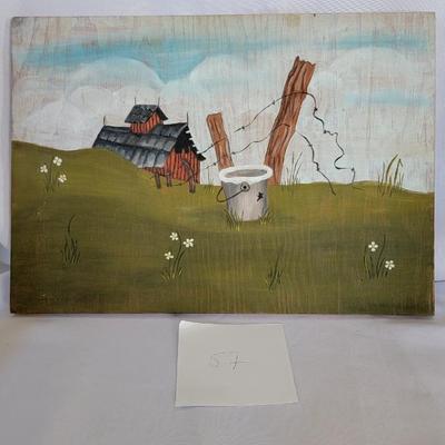 Farm painting