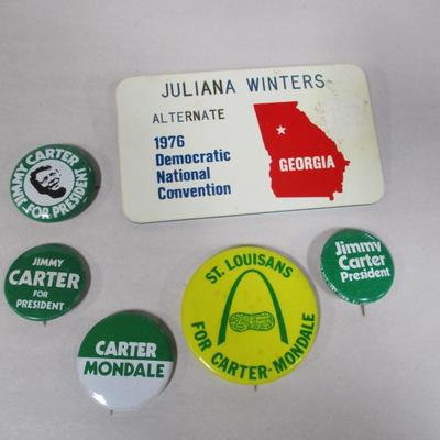 Political Memorabilia Pins