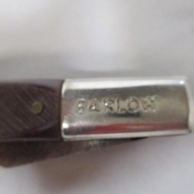 Barlow Pocket Cutlery & Zippo Lighter
