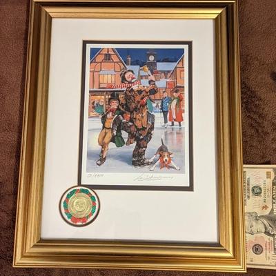 Emmett Kelly Circus Collection Signed/Numbered Framed Print 50/9900