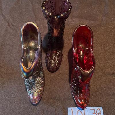 Lot of (3) Vintage Fenton heels/ boots