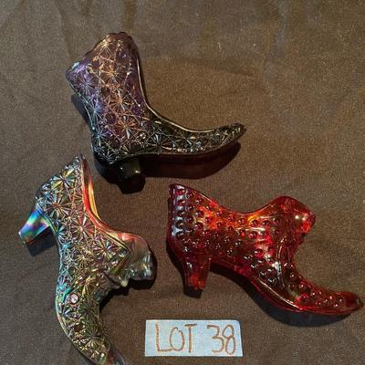Lot of (3) Vintage Fenton heels/ boots