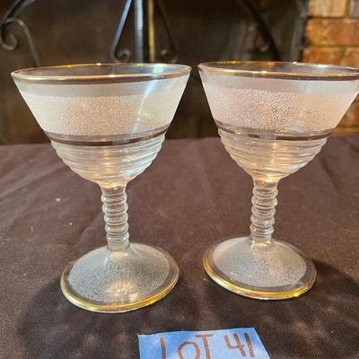 Set of (5) MCM glasses