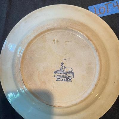Lot of (3) vintage plates