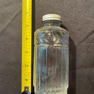 Lot of (4) vintage glass bottles
