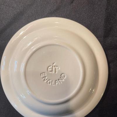 Lot of (5) blue and white marked plates