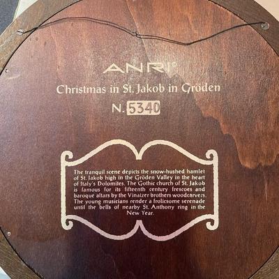 Christmas in St. Jakob in Groden plate