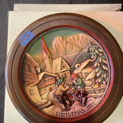 Christmas in St. Jakob in Groden plate
