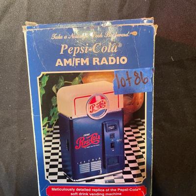 Vintage Pepsi cola radio