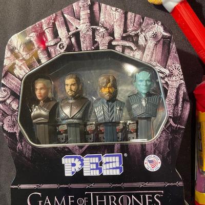 Vintage pez collection (12) pcs., Game of thrones pez collection