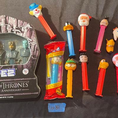 Vintage pez collection (12) pcs., Game of thrones pez collection