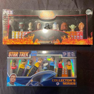 Star Wars and Star Trek Pez sets