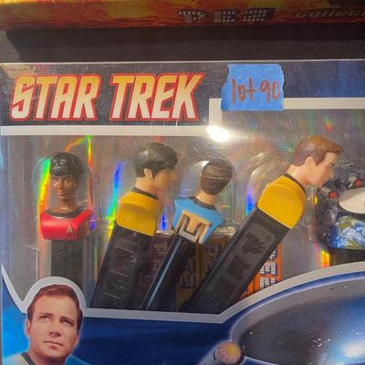 Star Wars and Star Trek Pez sets