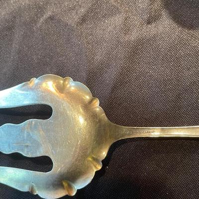 W Co. Sterling fork and Spoon