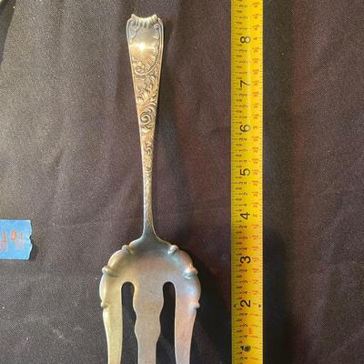 W Co. Sterling fork and Spoon