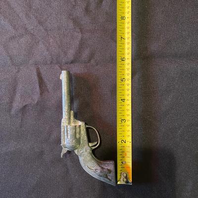 (2) vintage metal toy guns, Anheuser-Busch truck