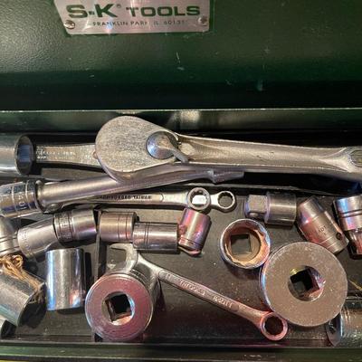S-K tool box w/contents