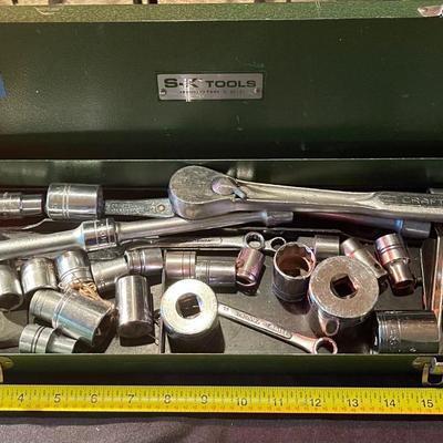 S-K tool box w/contents