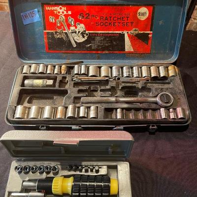 Hansen tools ratchet socket set, with smaller version