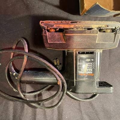Black + Decker finishing grinder, Burgess paint sprayer