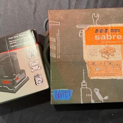 Craftsman sabre saw, skil palm grip sander