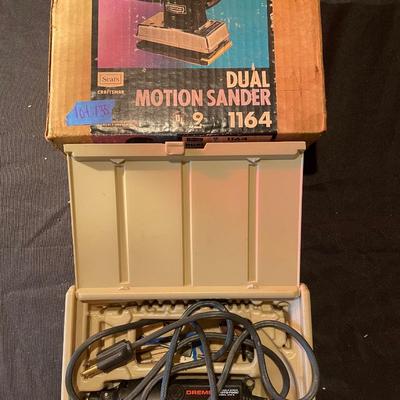 Craftsman dual motion sander, Dremel moto tool kit