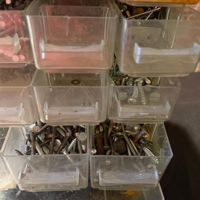 Raaco tool storage cubby w/contents, cleveland ezy-out screw extractors, hex key set
