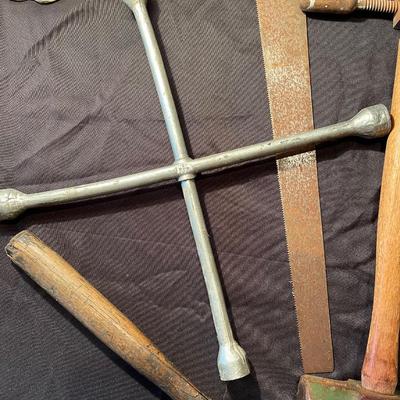 Lot of antique misc. tools