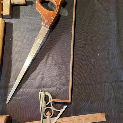 Lot of antique misc. tools