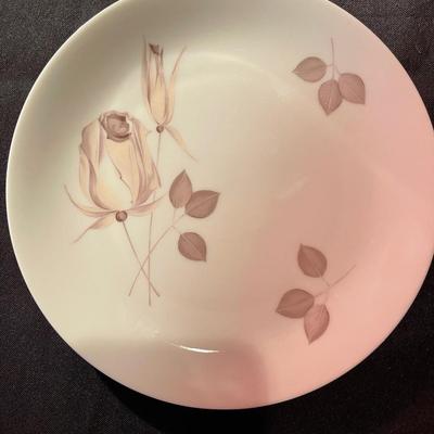 28 pc. Beautiful Johann havilland bavaria germany "cinnamon rose" china set