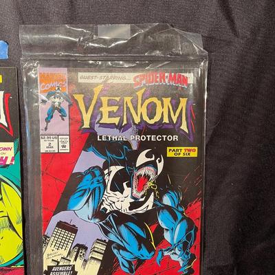 (4) vintage Venom Marvel comics