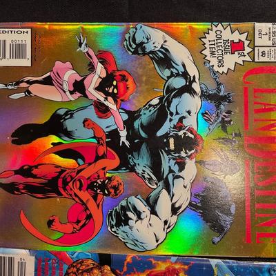 Lot of (4) vintage Marvel comics