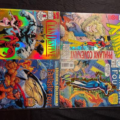 Lot of (4) vintage Marvel comics