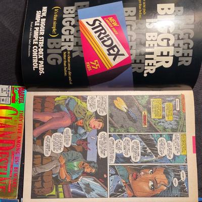 Lot of (4) vintage Marvel comics