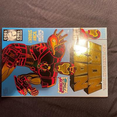 (3) Marvel Comics featuring spiderman, ironman, and scarlet witch