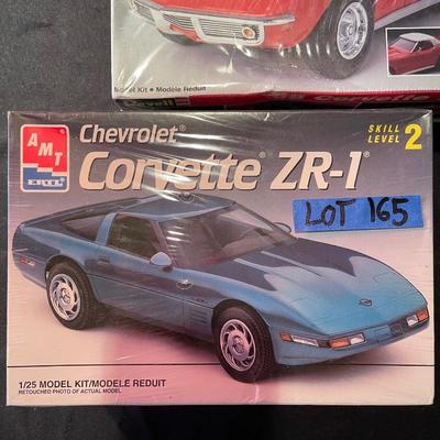 Revell 1968 corvette L-88 model kit, AMT corvette ZR-1 model kit