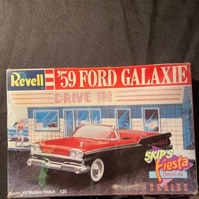 Revell 1959 Ford Galaxie kit and monogram 1955 chevy street machine model