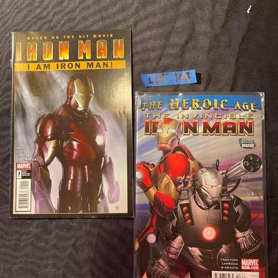 Vintage "I am Iron Man" Comic and "The Invincible Iron man."