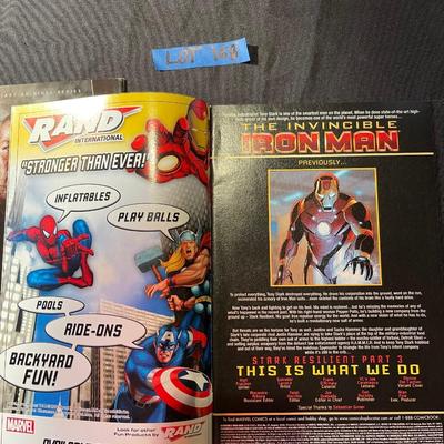 Vintage "I am Iron Man" Comic and "The Invincible Iron man."