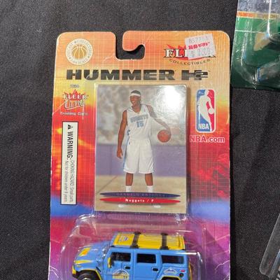 Lot of Vintage Toys, Dan Marino, Yoda, and Carmelo Anthony Hummer H2
