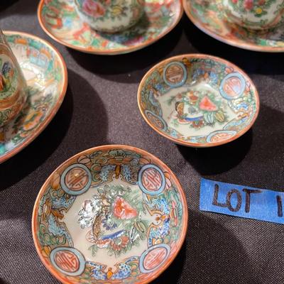 Chinese Handpainted mini China set