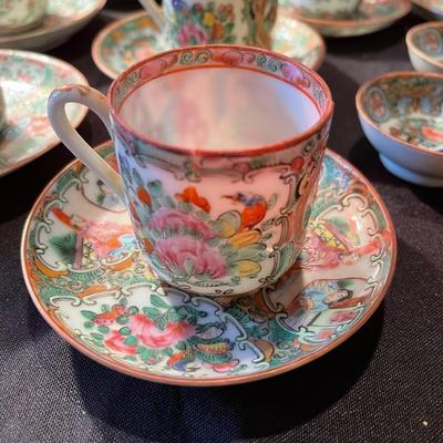 Chinese Handpainted mini China set