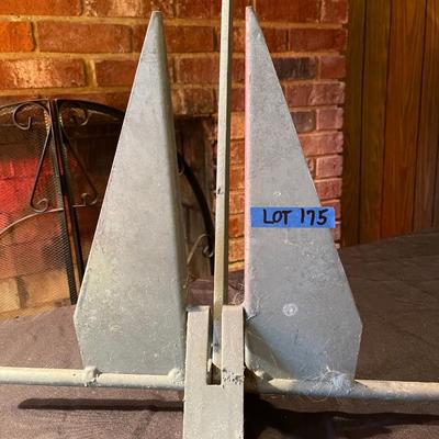 Vintage metal anchor